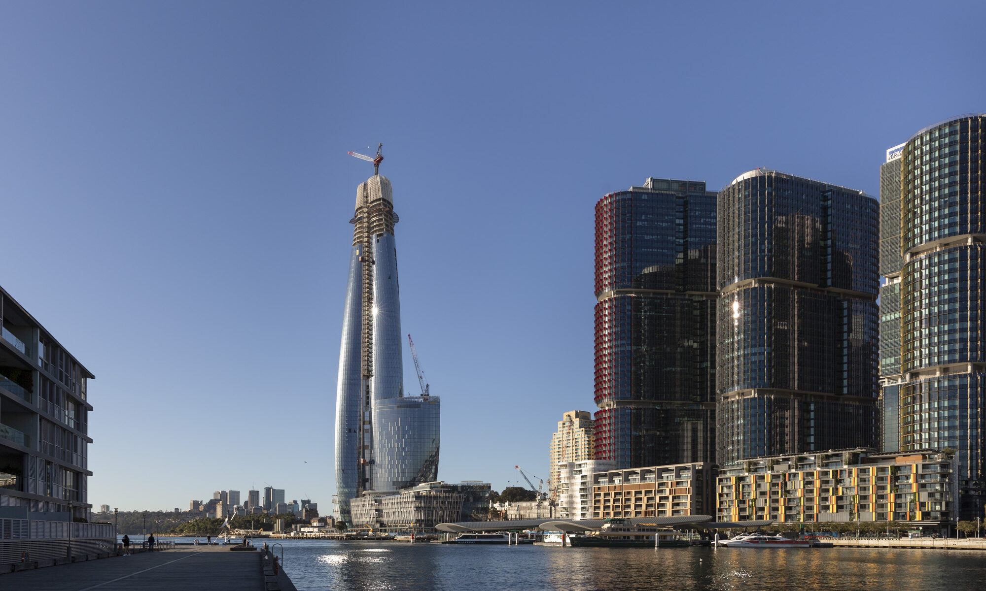Crown Sydney Barangaroo Tops Out