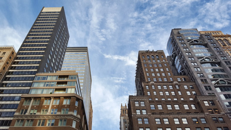 Apartment and office towers in Midtown Manhattan, New York City/ Getty Images