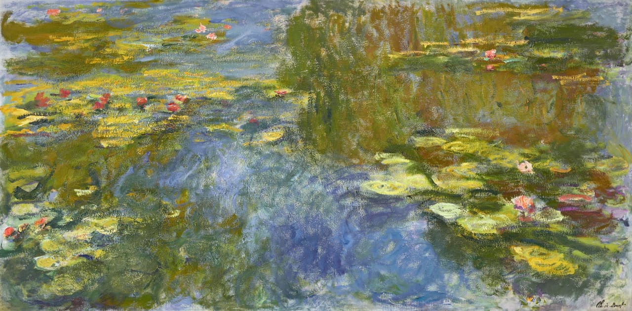Claude Monet, Le bassin aux nymphéas, circa 1917 to 1919.
Courtesy of Christie’s Images Ltd. 2023