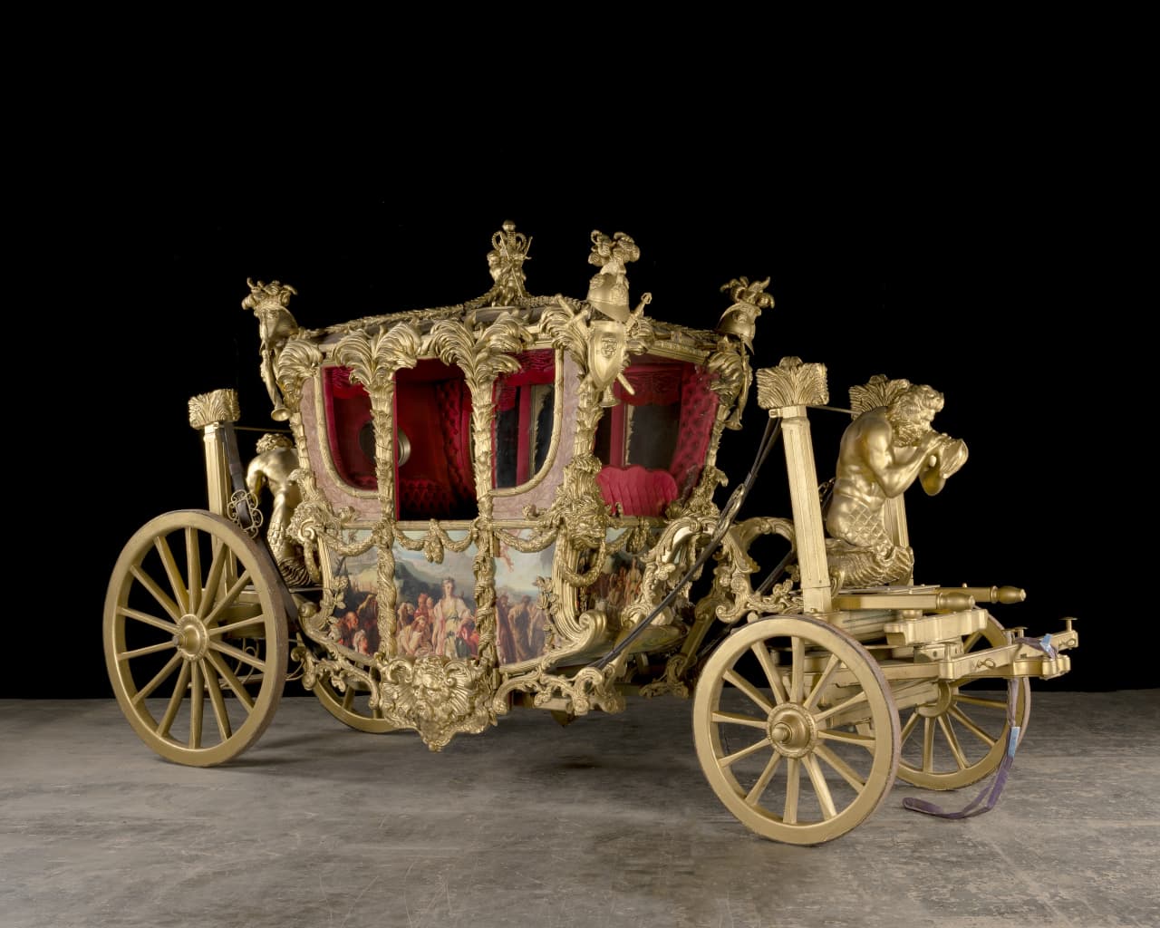 A reproduction of the Gold State Coach. Estimate: £30,000-50,000 Courtesy of Bonhams