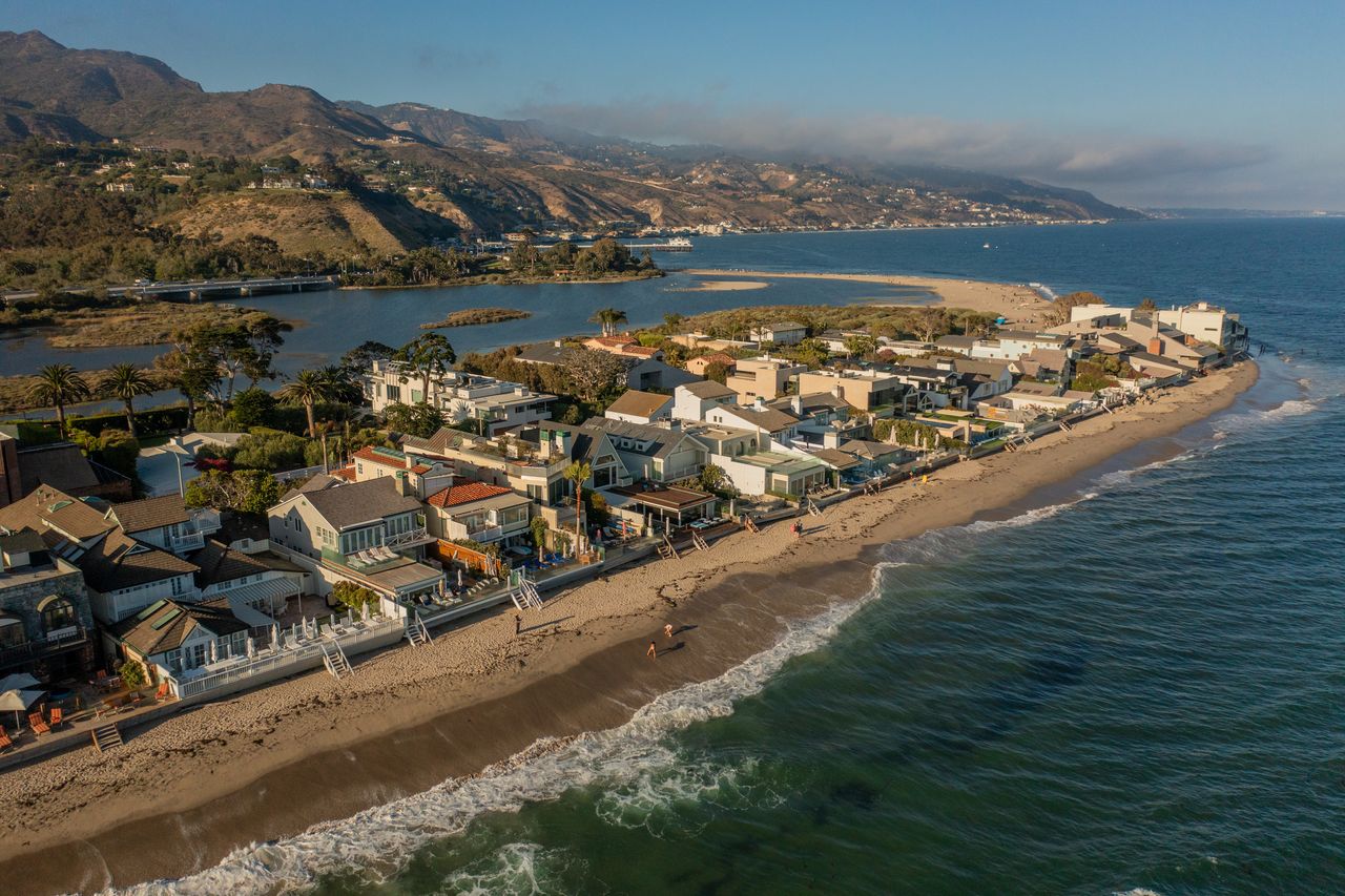 The homes on Malibu’s Paradise Cove are among the most expensive in the world. PHOTO: Marc Angeles